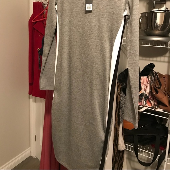 Body con long sleeve dress - Picture 2 of 2